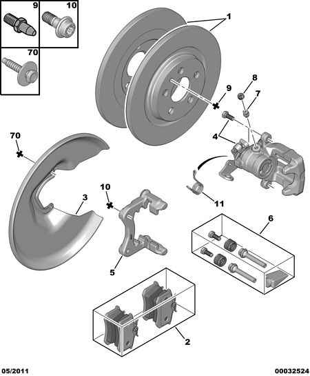 CITROËN/PEUGEOT 4401 C8 - Bremssattel alexcarstop-ersatzteile.com