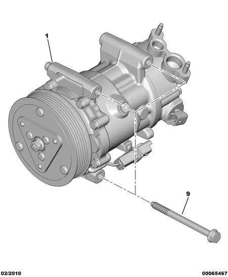 CITROËN 6453.WK - Kompressor, Klimaanlage alexcarstop-ersatzteile.com