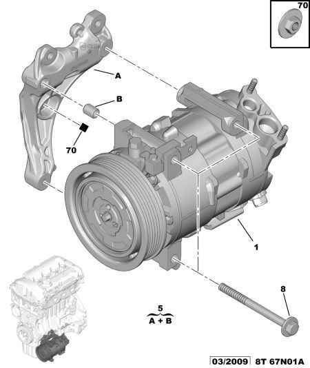 CITROËN/PEUGEOT 6487 40 - Kompressor, Klimaanlage alexcarstop-ersatzteile.com