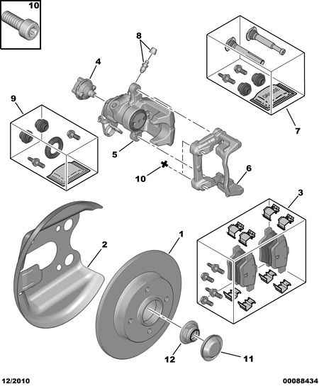 PEUGEOT (DF-PSA) 4253 40 - Bremsbelagsatz, Scheibenbremse alexcarstop-ersatzteile.com