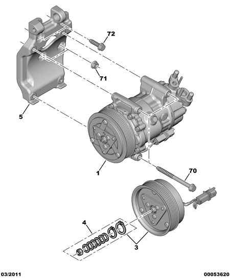 DS 6453 QJ - Kompressor, Klimaanlage alexcarstop-ersatzteile.com