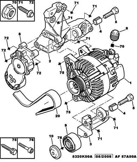 Alfa Romeo 5751 86 - Riemenspanner, Keilrippenriemen alexcarstop-ersatzteile.com