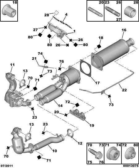 PEUGEOT (DF-PSA) 1706 06 - Katalysator alexcarstop-ersatzteile.com