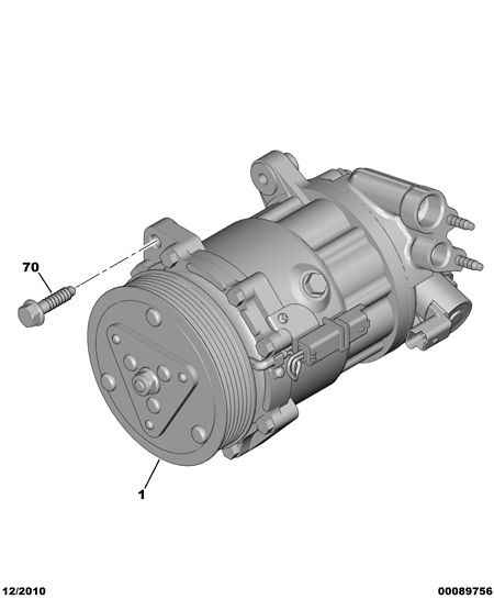 CITROËN/PEUGEOT 6453.QY - Kompressor, Klimaanlage alexcarstop-ersatzteile.com