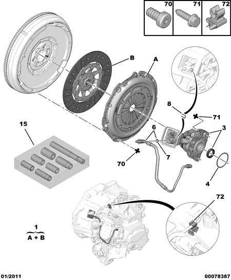 PEUGEOT 2052.L1 - Kupplungssatz alexcarstop-ersatzteile.com