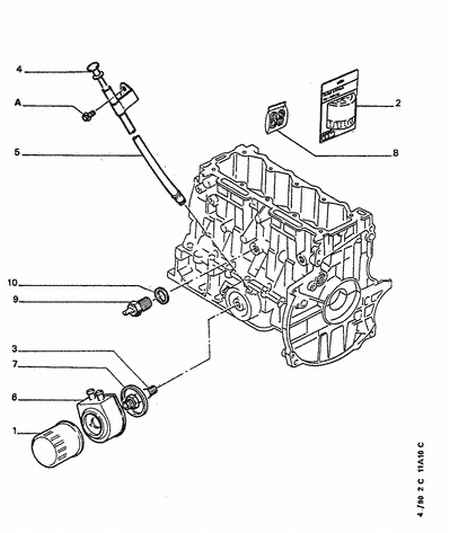 CITROËN 1109 76 - Ölfilter alexcarstop-ersatzteile.com