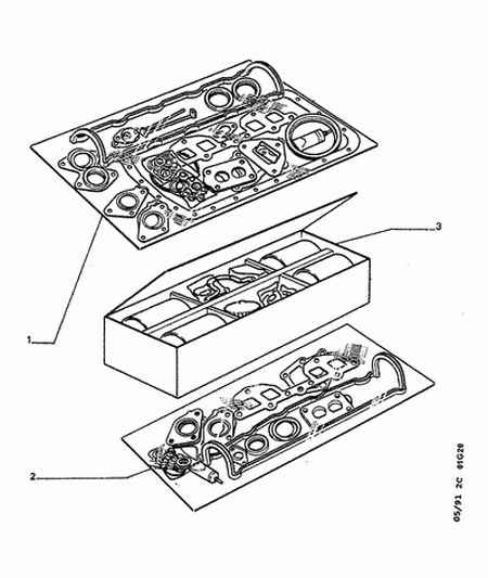 PEUGEOT 0197.H6 - Dichtungssatz, Zylinderkopf alexcarstop-ersatzteile.com