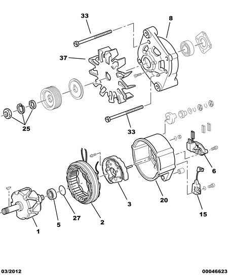 CITROËN 5744 67 - Gleichrichter, Generator alexcarstop-ersatzteile.com