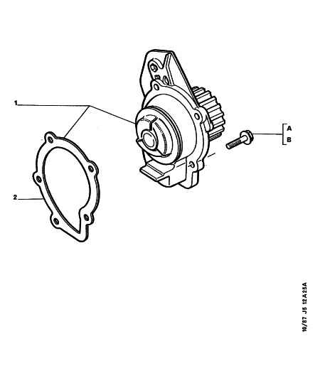 Peugeot Motorcycles 1201 60 - Wasserpumpe alexcarstop-ersatzteile.com