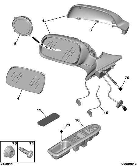 PEUGEOT 6554 ER - Schalter, Fensterheber alexcarstop-ersatzteile.com