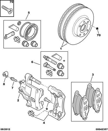 PEUGEOT 4253-20 - Bremsbelagsatz, Scheibenbremse alexcarstop-ersatzteile.com