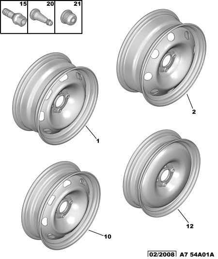 DS 5405.66 - Radschraube alexcarstop-ersatzteile.com