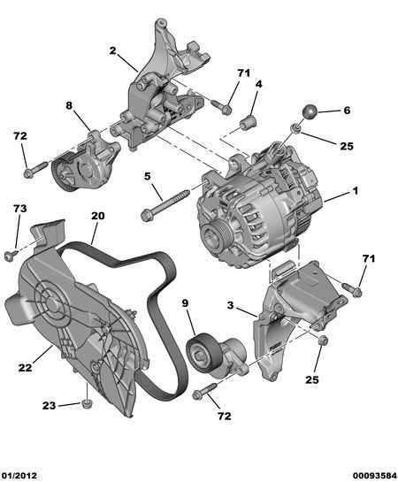 PEUGEOT 5750.ZQ - Keilrippenriemen alexcarstop-ersatzteile.com