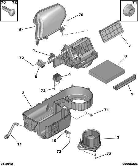 CITROËN 6479 E9 - Filter, Innenraumluft alexcarstop-ersatzteile.com