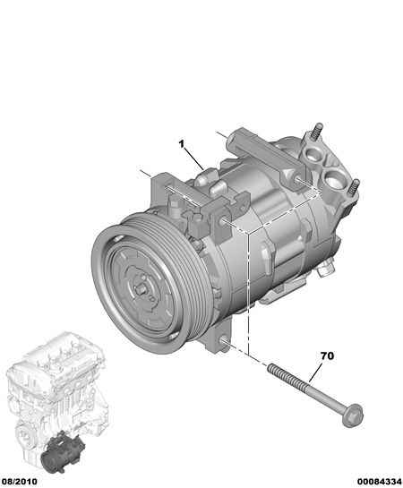 PEUGEOT 6487 39 - Kompressor, Klimaanlage alexcarstop-ersatzteile.com