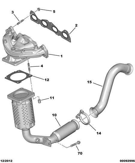 PEUGEOT (DF-PSA) 1731 SJ - Katalysator alexcarstop-ersatzteile.com