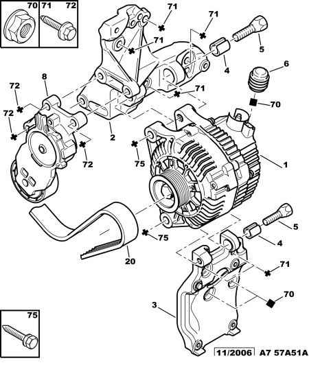 PEUGEOT 5705 CT - Generator alexcarstop-ersatzteile.com