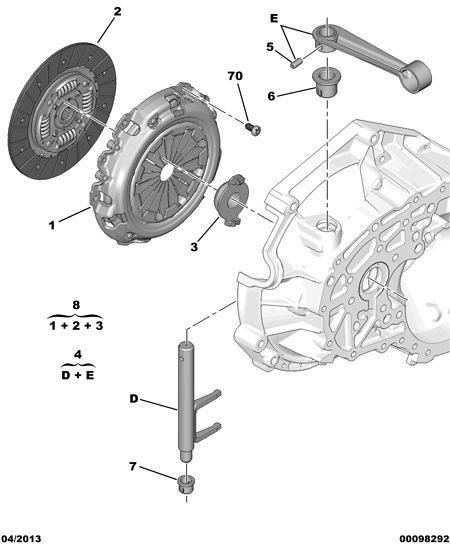 CITROËN 2050.R3 - Kupplungssatz alexcarstop-ersatzteile.com