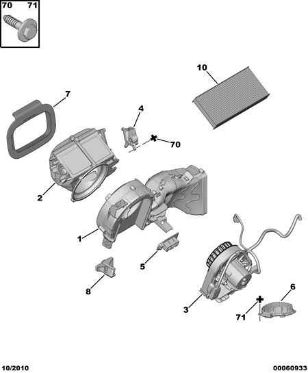 CITROËN 6447 YL - Filter, Innenraumluft alexcarstop-ersatzteile.com