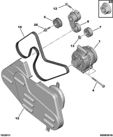 PEUGEOT (DF-PSA) 96 765 531 80 - Keilrippenriemen alexcarstop-ersatzteile.com