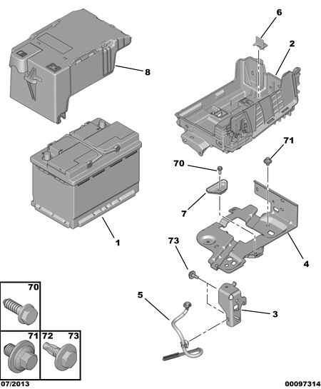 CITROËN/PEUGEOT 5600 VF - Starterbatterie alexcarstop-ersatzteile.com