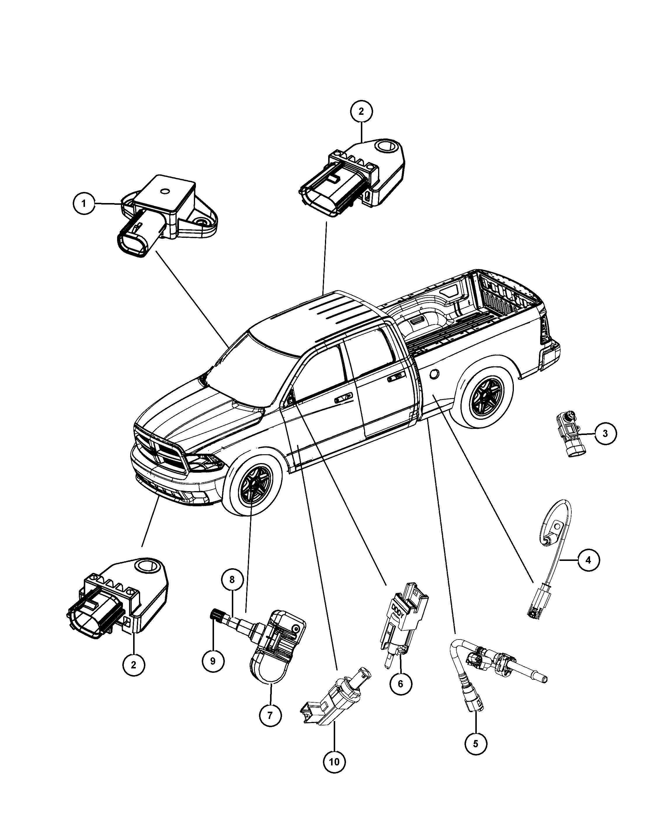 FIAT 56029 398AB - Radsensor, Reifendruck-Kontrollsystem alexcarstop-ersatzteile.com