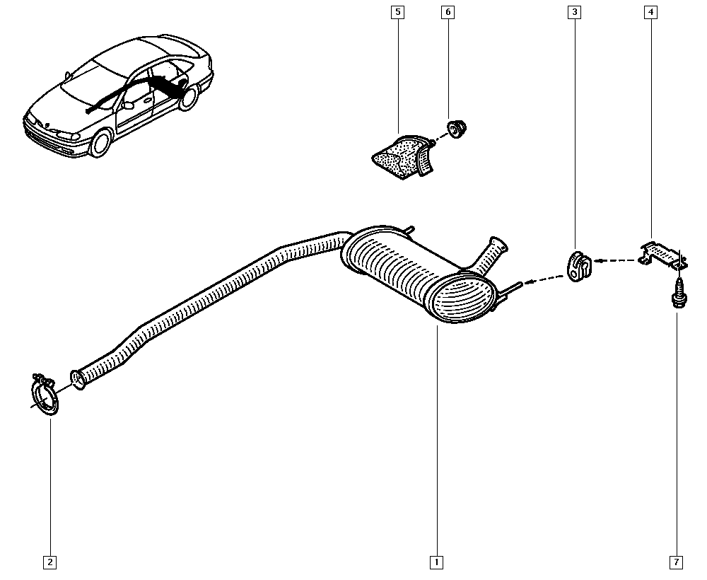 RENAULT 82 00 157 362 - Rohrverbinder, Abgasanlage alexcarstop-ersatzteile.com