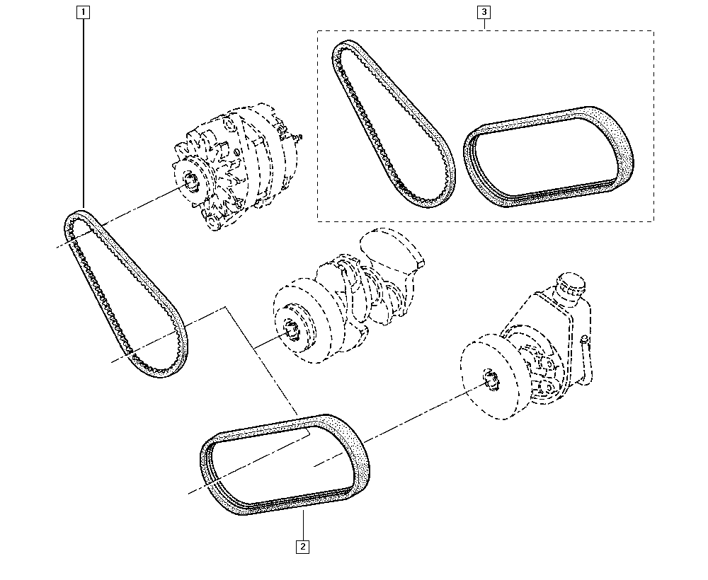 RENAULT 7701068435 - Keilriemen alexcarstop-ersatzteile.com