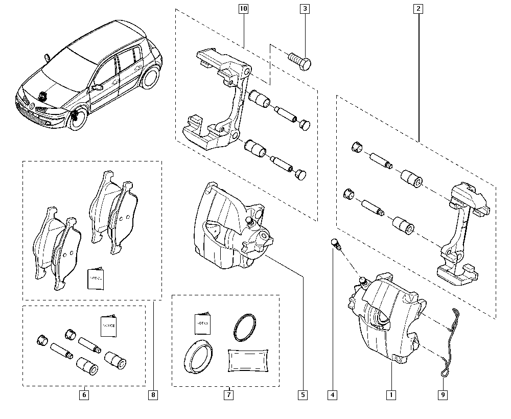 RENAULT 7701065266 - Bremssattel alexcarstop-ersatzteile.com