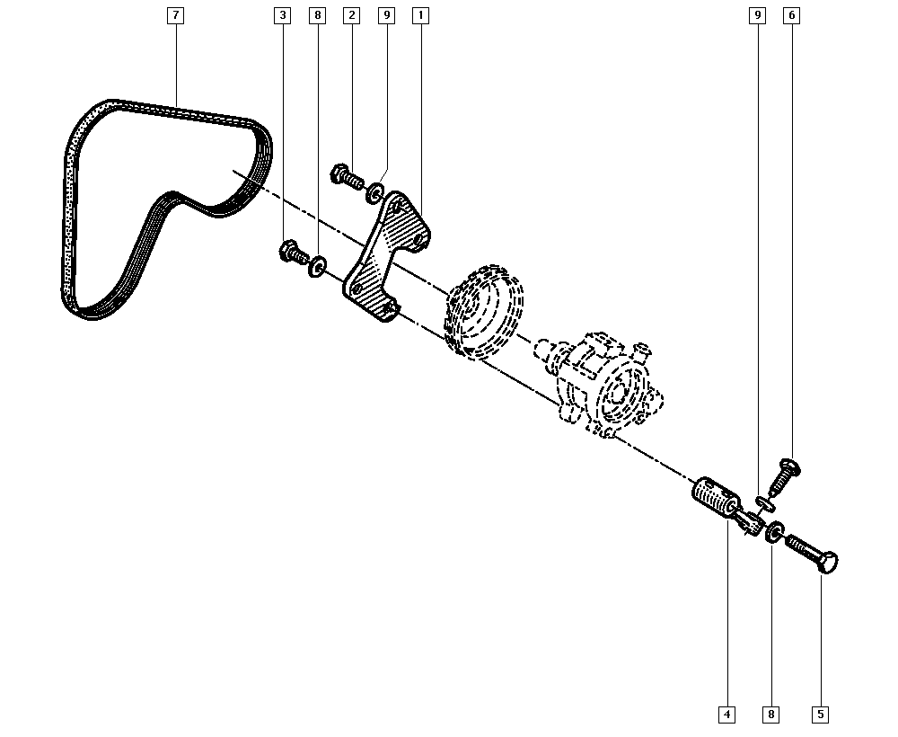 RENAULT 7700260887 - Keilrippenriemen alexcarstop-ersatzteile.com