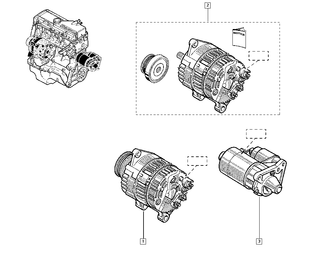 RENAULT 77 00 870 279 - Generator alexcarstop-ersatzteile.com