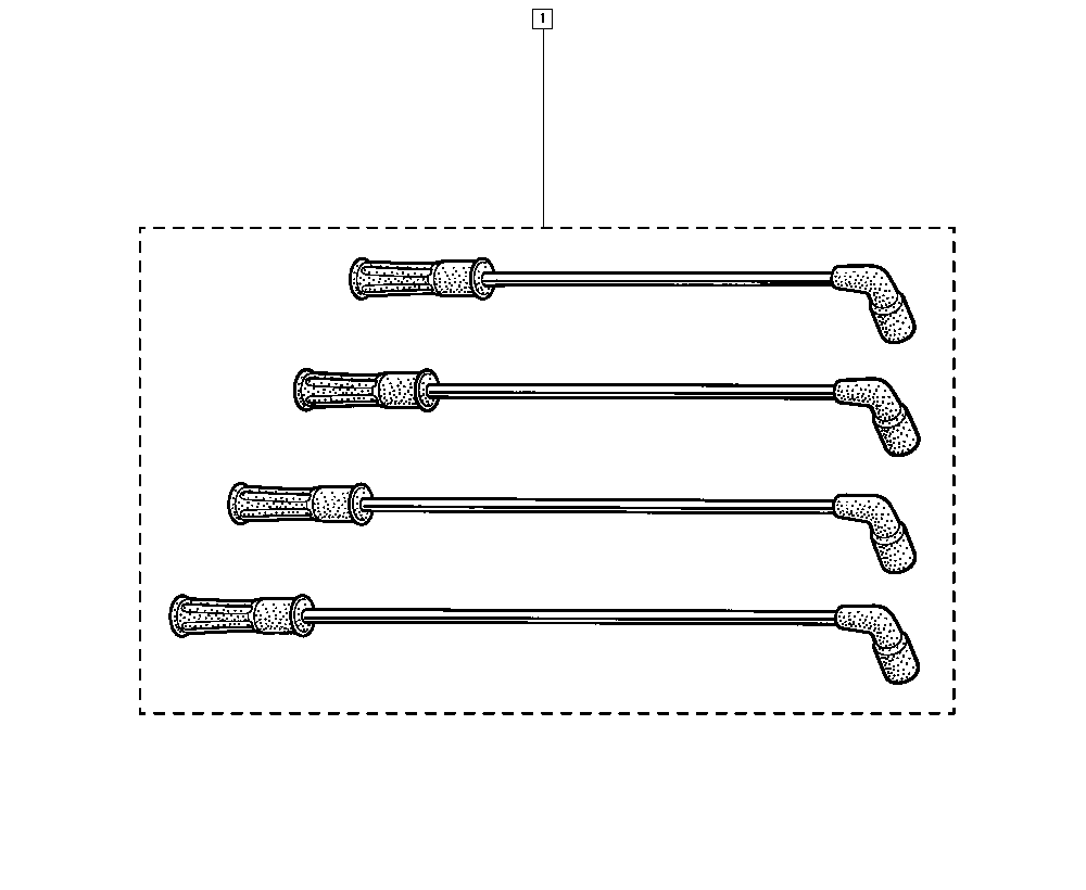 DACIA 77 00 273 226 - Zündleitungssatz alexcarstop-ersatzteile.com