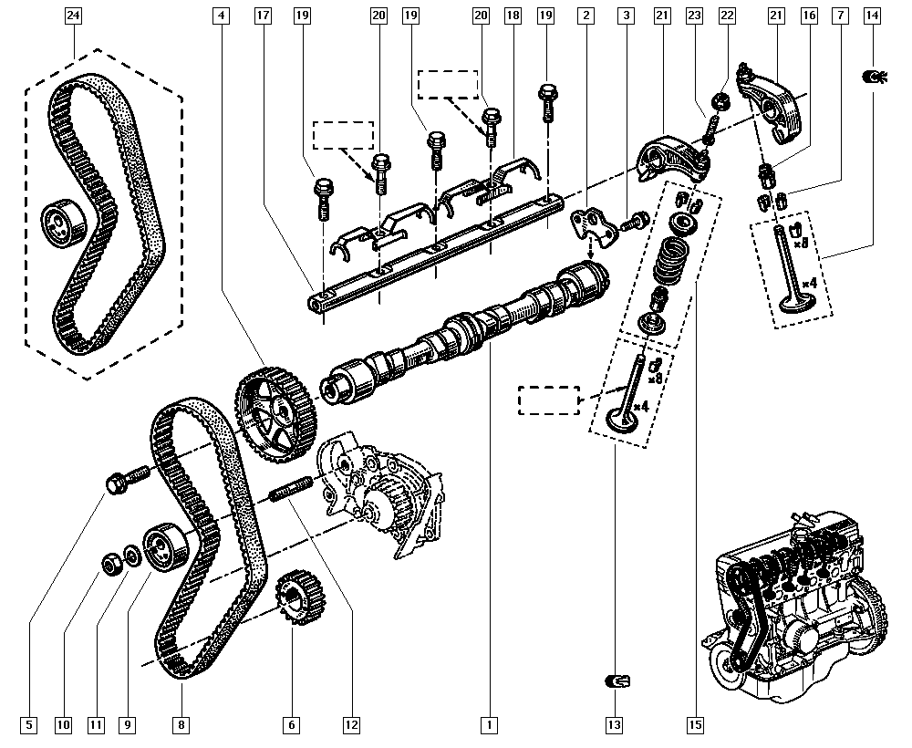 NISSAN 77014-72726 - Spannrolle, Zahnriemen alexcarstop-ersatzteile.com