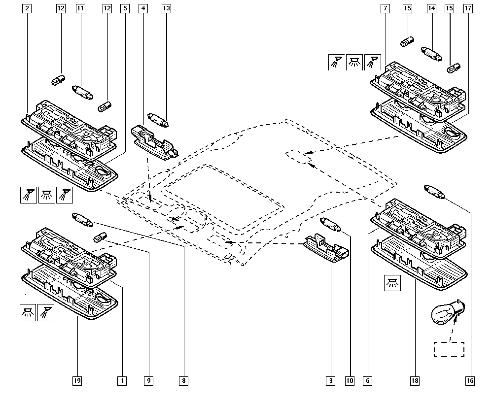 RENAULT 77 03 097 182 - Glühlampe, Instrumentenbeleuchtung alexcarstop-ersatzteile.com