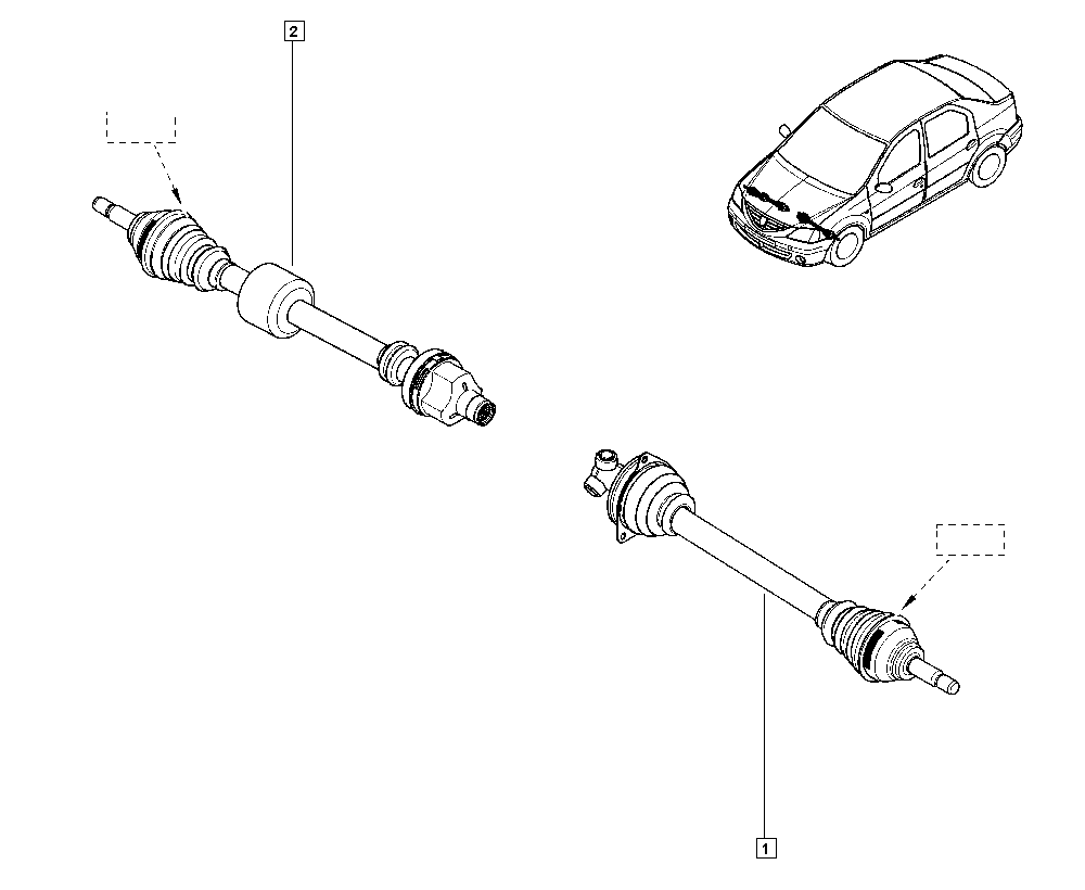 DACIA 39 10 101 67R - Antriebswelle alexcarstop-ersatzteile.com