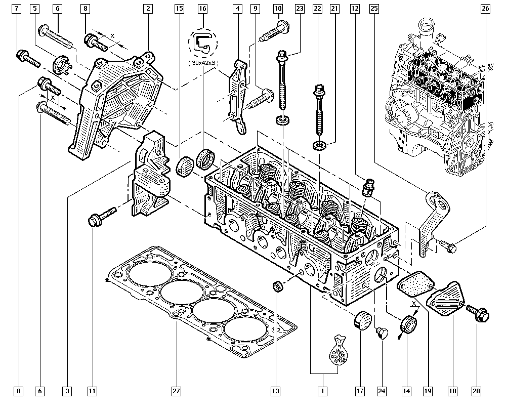 NISSAN 77002-74026 - Stopfen, Kipphebelwellen-Montagebohrung alexcarstop-ersatzteile.com