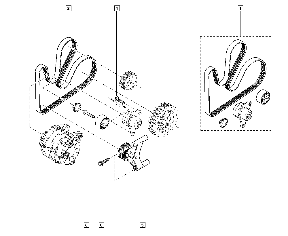 NISSAN 11920-4796R - Keilrippenriemen alexcarstop-ersatzteile.com