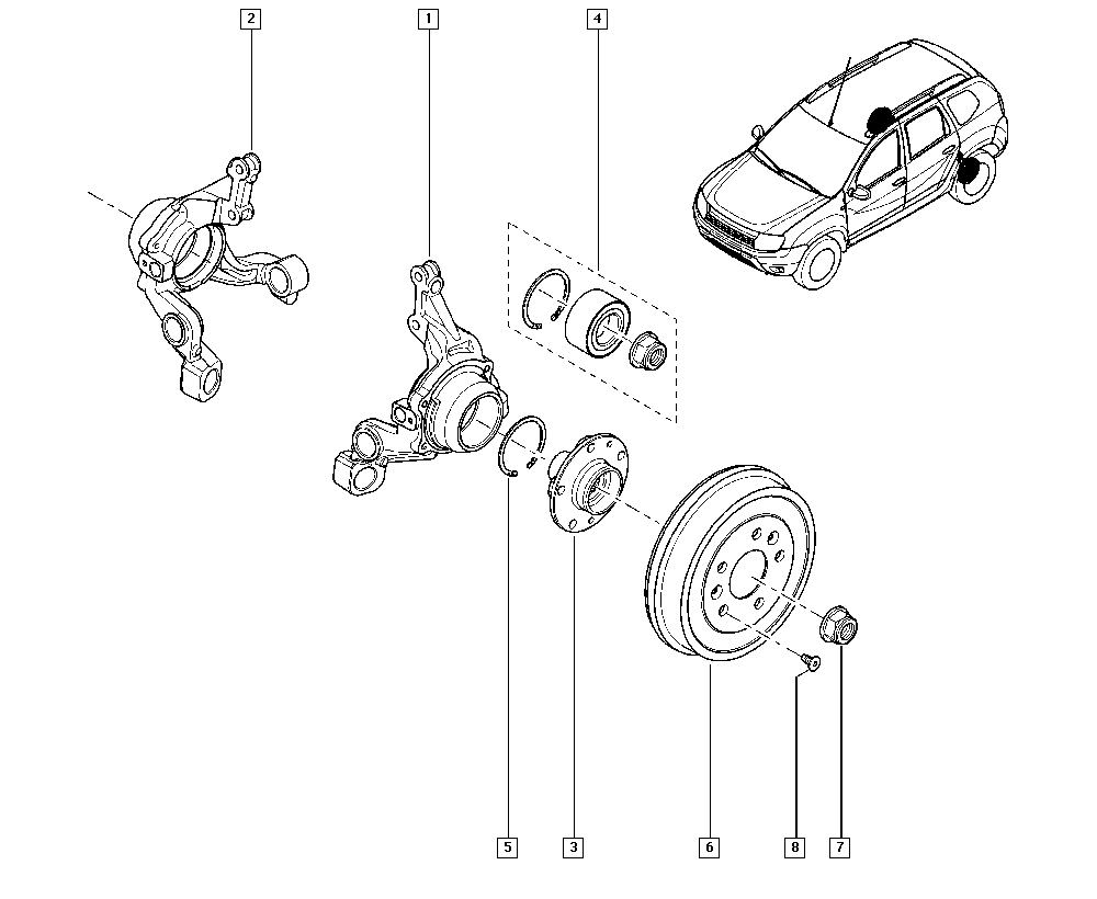 LADA 8200964237 - Radlagersatz alexcarstop-ersatzteile.com