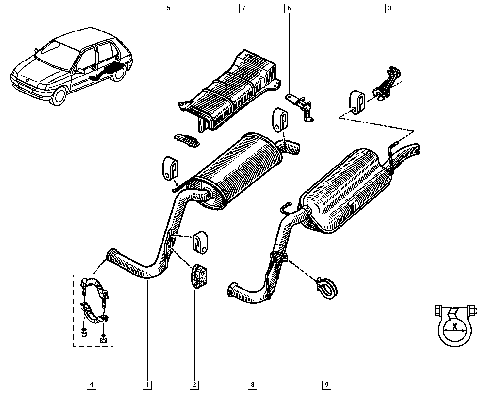 CITROËN 7701655218 - Rohrverbinder, Abgasanlage alexcarstop-ersatzteile.com