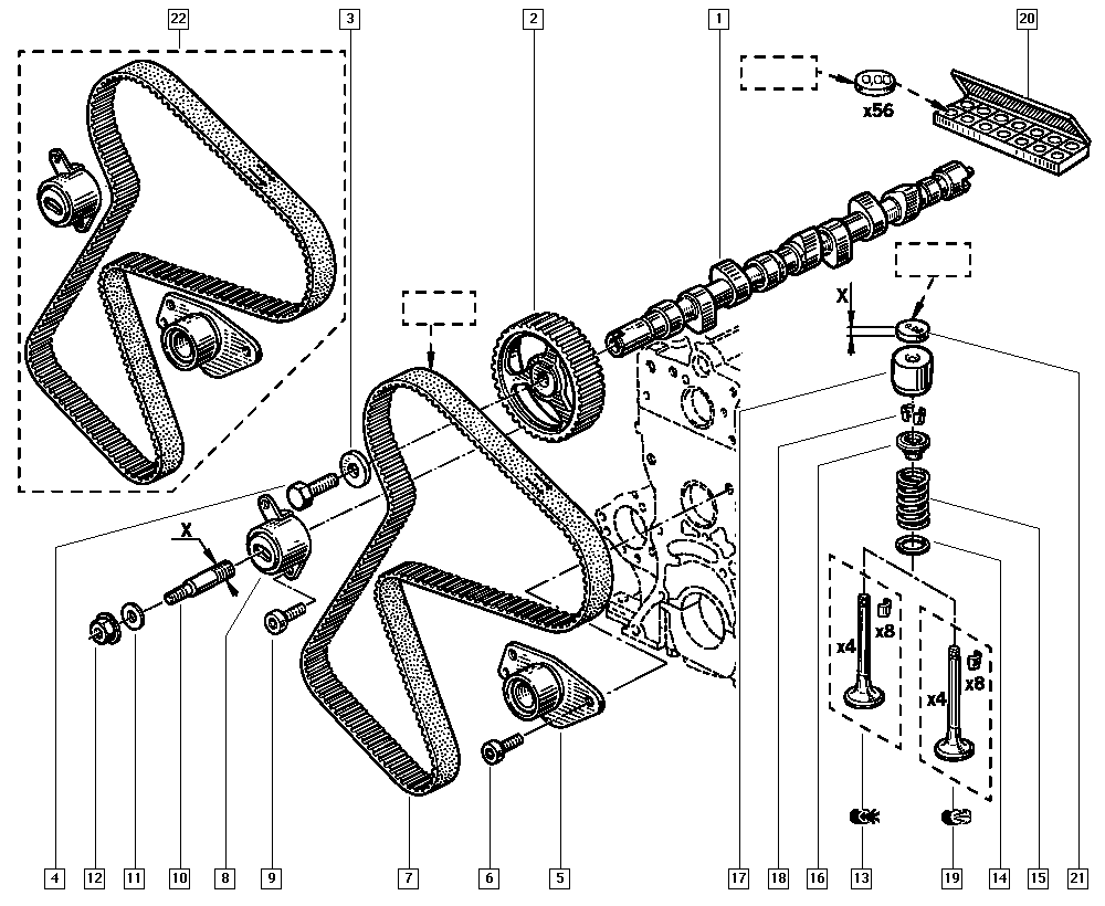 RENAULT 77 01 063 978 - Zahnriemen alexcarstop-ersatzteile.com