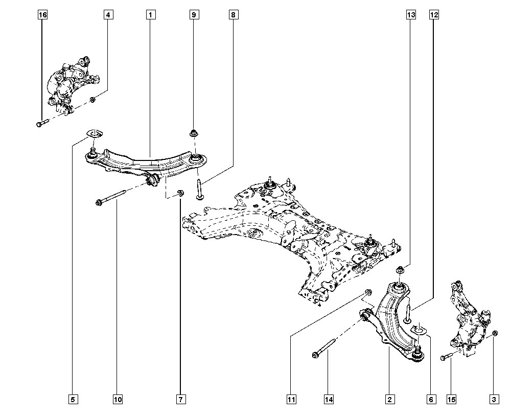 RENAULT 545050399R - Lenker, Radaufhängung alexcarstop-ersatzteile.com