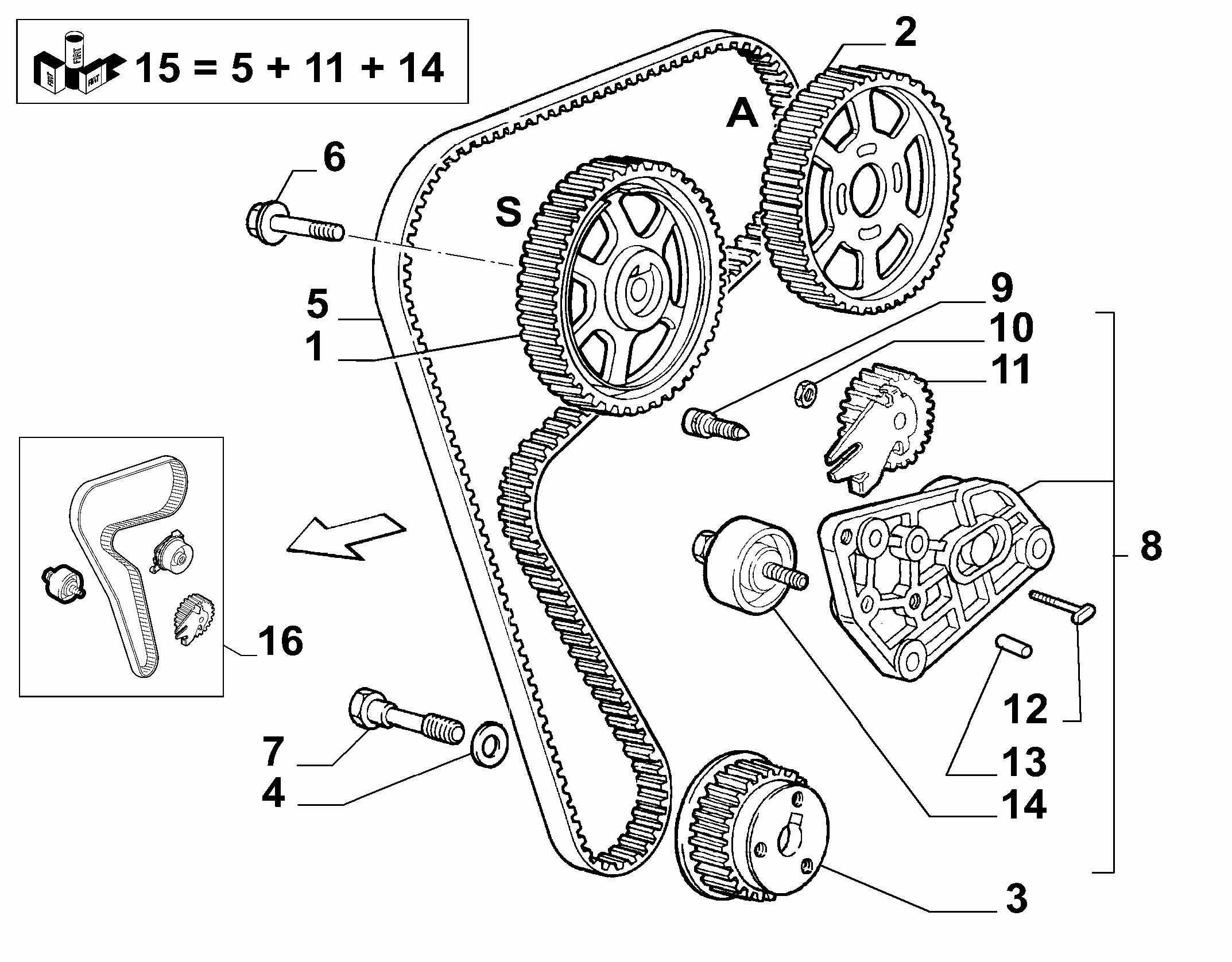 Alfa Romeo 552 1062 8 - Zahnriemen alexcarstop-ersatzteile.com