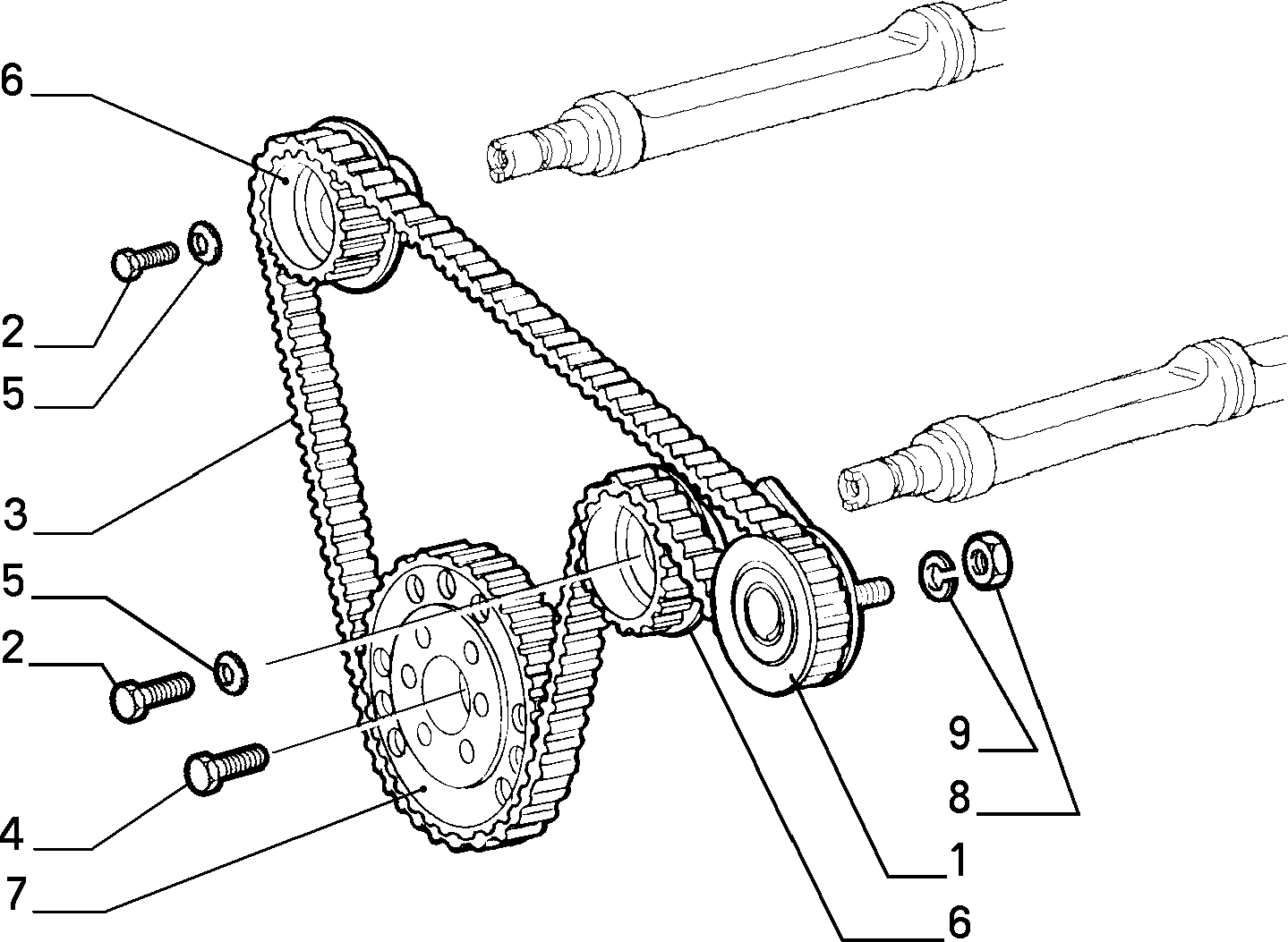 Alfa Romeo 608 1238 4 - Spannrolle, Zahnriemen alexcarstop-ersatzteile.com