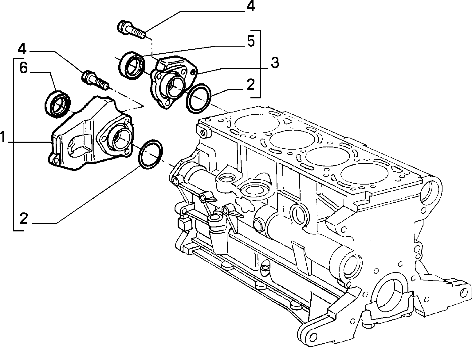 FIAT 40005010 - Wellendichtring, Kurbelwelle alexcarstop-ersatzteile.com