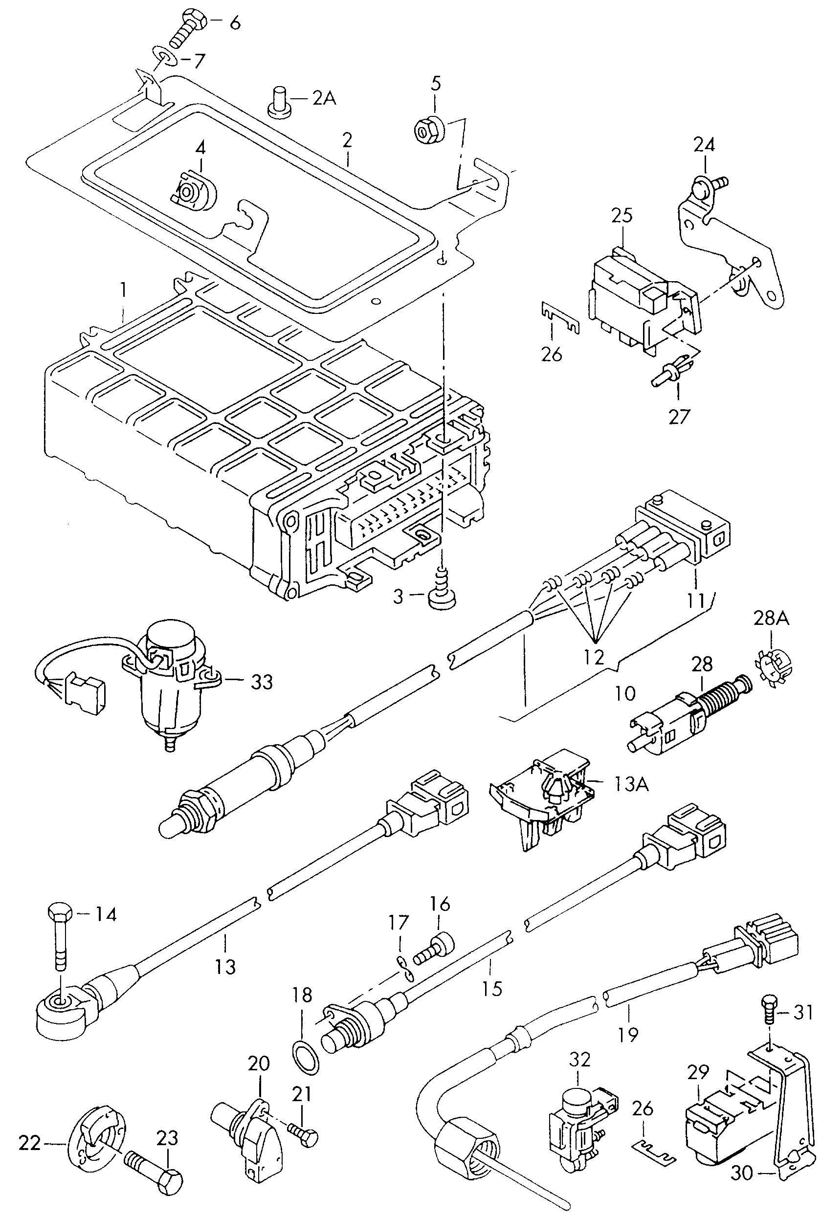 Seat 037 906 433 A - Impulsgeber, Kurbelwelle alexcarstop-ersatzteile.com