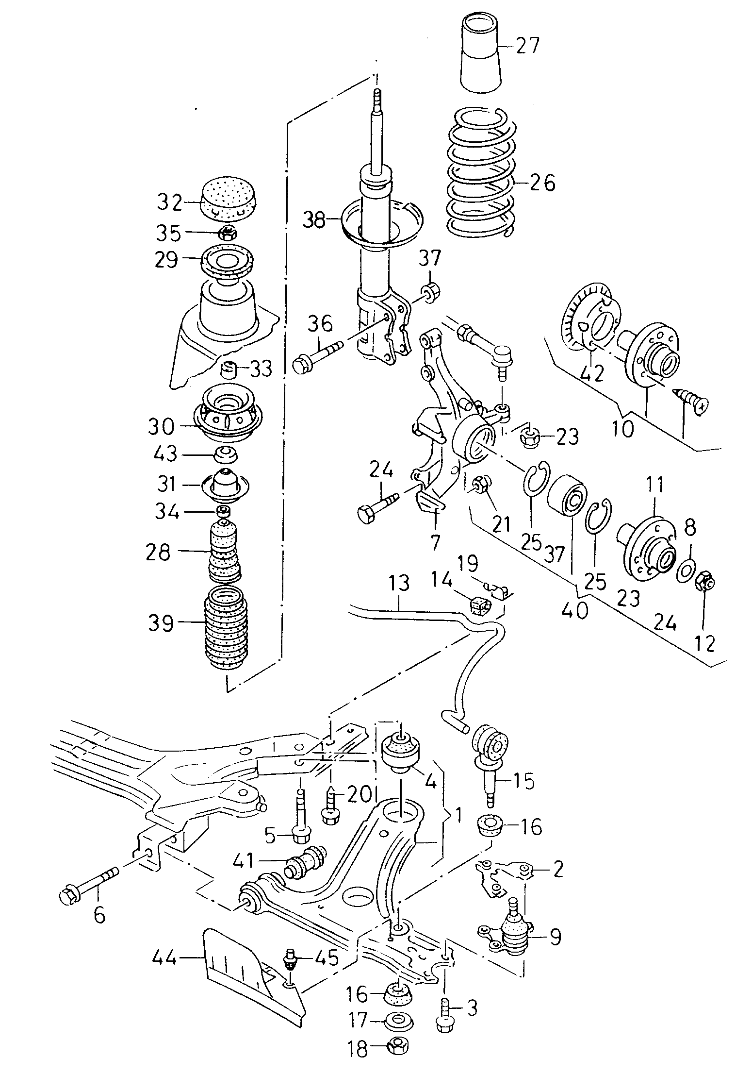 AUDI 6N0412303A - Anschlagpuffer, Federung alexcarstop-ersatzteile.com