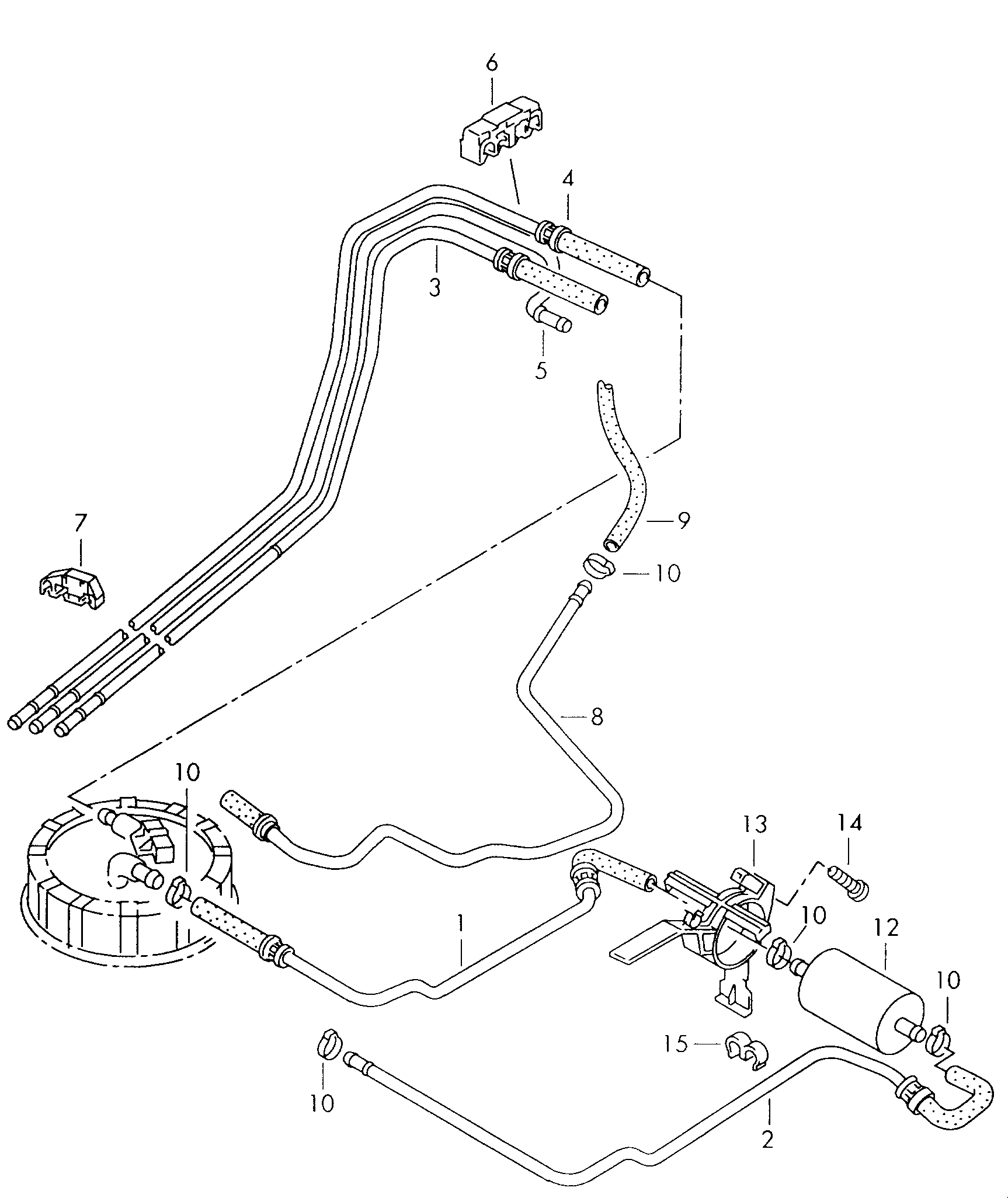 VW 6N0 201 511 A - Kraftstofffilter alexcarstop-ersatzteile.com