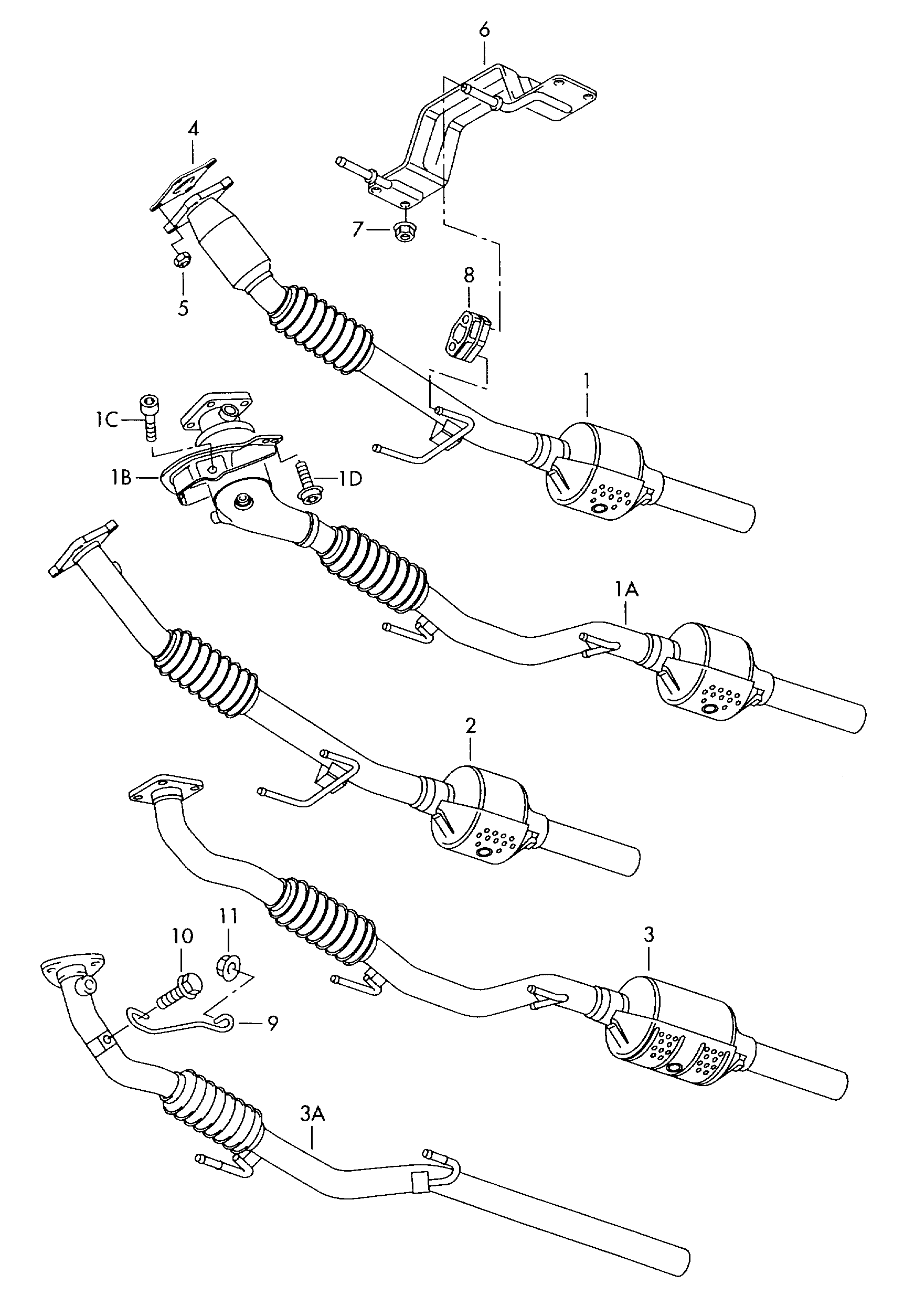 Seat 6R0254500KX - Katalysator alexcarstop-ersatzteile.com