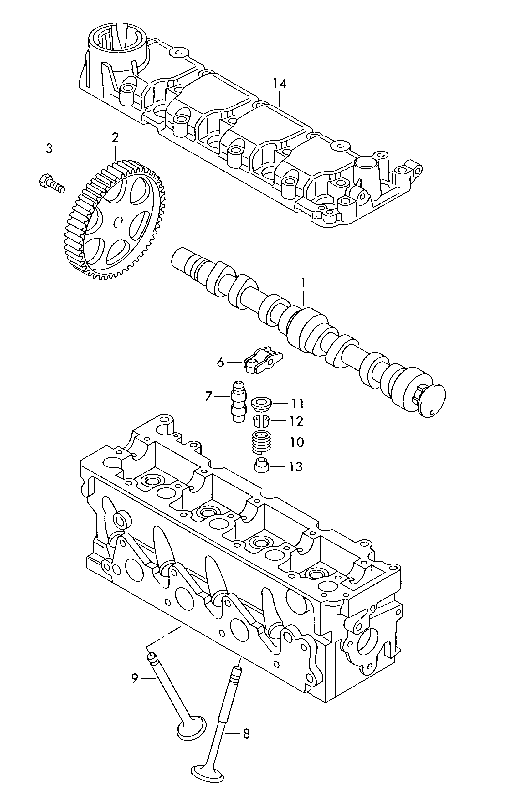 Seat 030 109 423 - Ventilstößel alexcarstop-ersatzteile.com