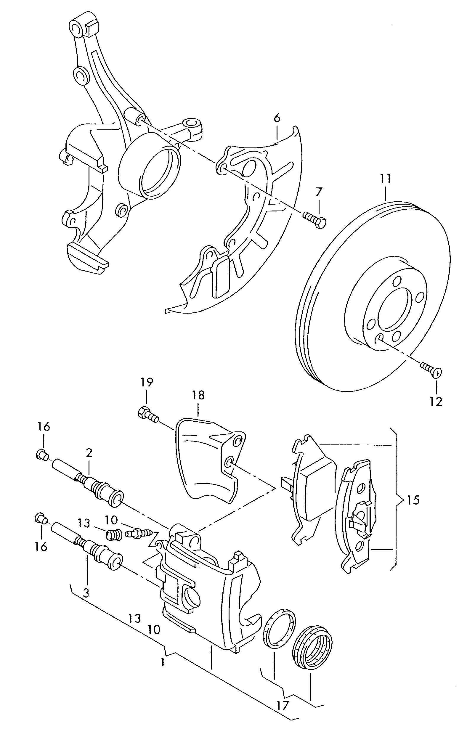 Porsche 6Q0698151 - Bremsbelagsatz, Scheibenbremse alexcarstop-ersatzteile.com